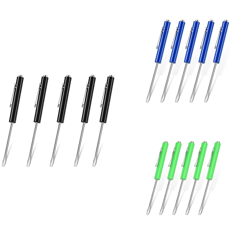 

Pocket Magnetic Screwdriver With Clip Screwdriver Tool Set Suitable For Home Office Gadget Repair Mechanic Electrician