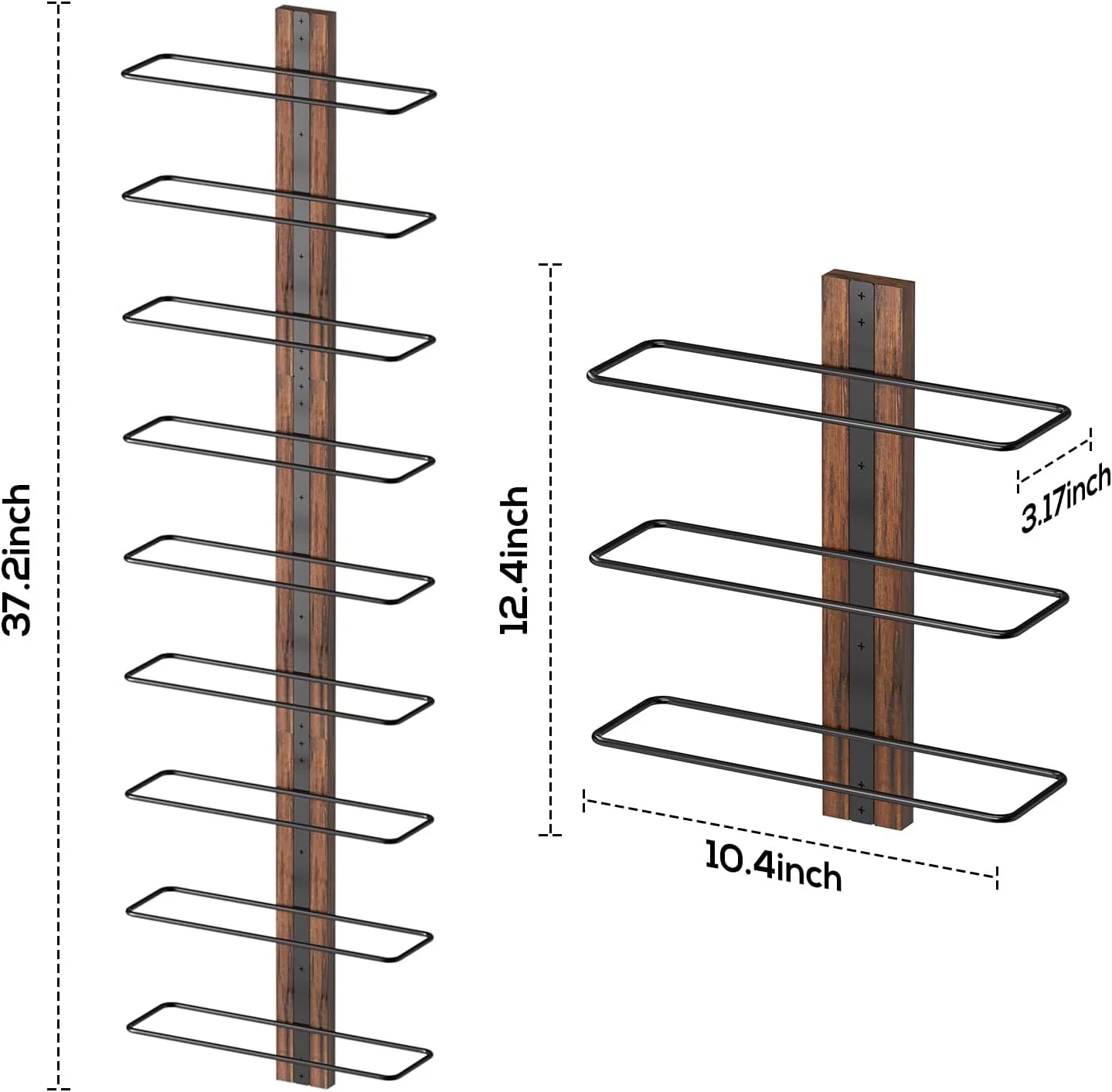 

Настенная подставка для вина B4Life на 9 бутылок