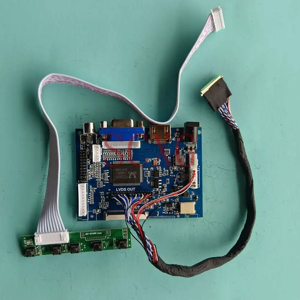 

LCD Screen Controller Board Work For LP156WF4-SLB1 DIY Kit LVDS 40 Pin Notebook Panel AV+VGA+HDMI-Compatible 1920*1080 15.6"