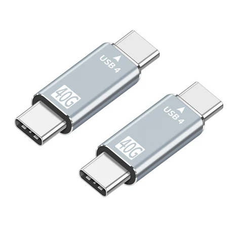 USB-C переходник CY 90 градусов 40 Гбит/с 100 Вт