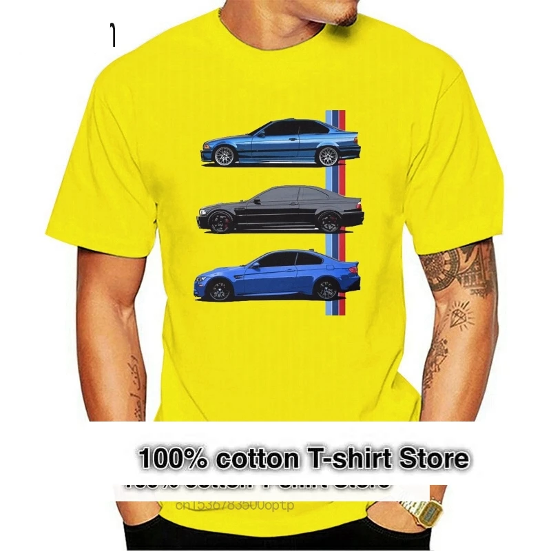 

New T-Shirt Germany M3 Evolution E36 E46 E90 M Power 100% Cotton Custom Print 2019 High Quality For Man Better Crazy Tee Shirts