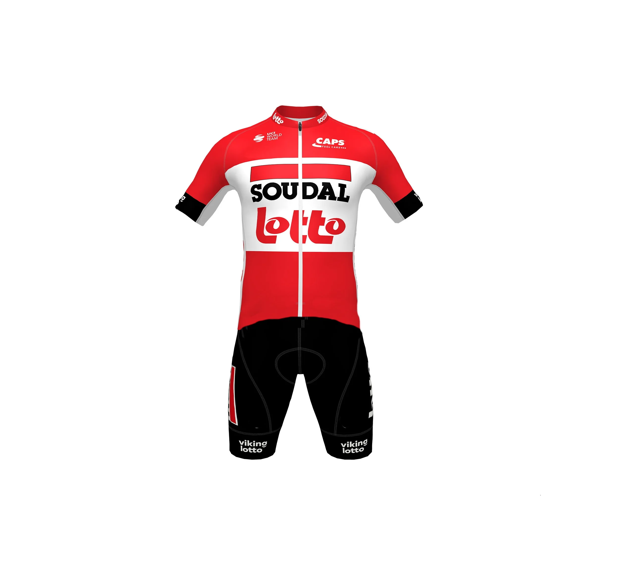 

MEN'S CYCLING WEAR CYCLING JERSEY BODY SUIT SKINSUIT WITH POWER BAND 2022 LOTTO SOUDAL TEAM 20D GEL PAD SIZE XS-4XL