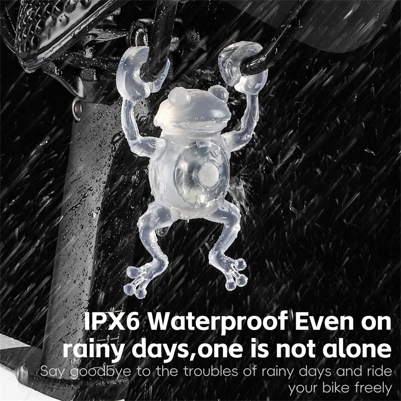 WEST BIKING Цветные велосипедные задние фонари Забавные лягушки IPX6 Водонепроницаемые