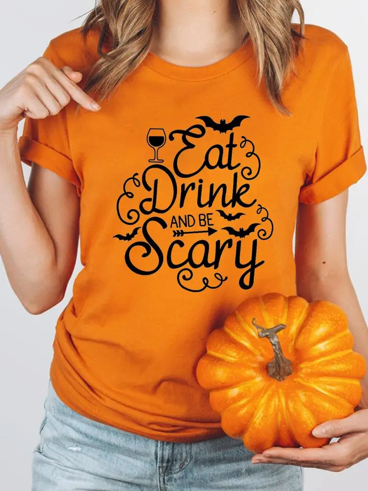 

Funny Witch Wine 2022 T-shirt Halloween Fall Autumn Women Ladies Graphic Clothing Fashion T Shirt Print Tee Female Top Clothes