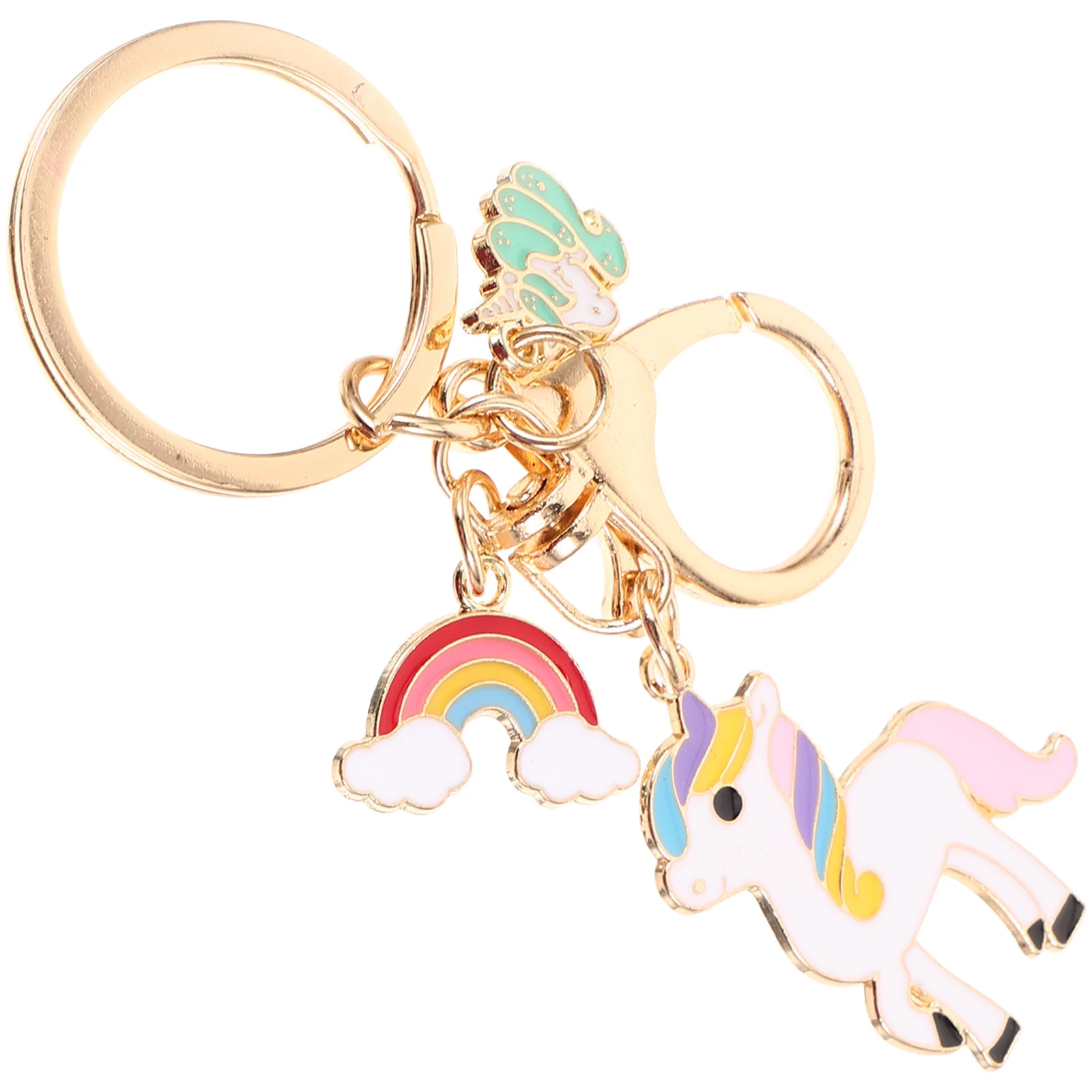 

Unicorn Keychain Cute Purse Charm Decorative Keychain Car Key Pendant Decor