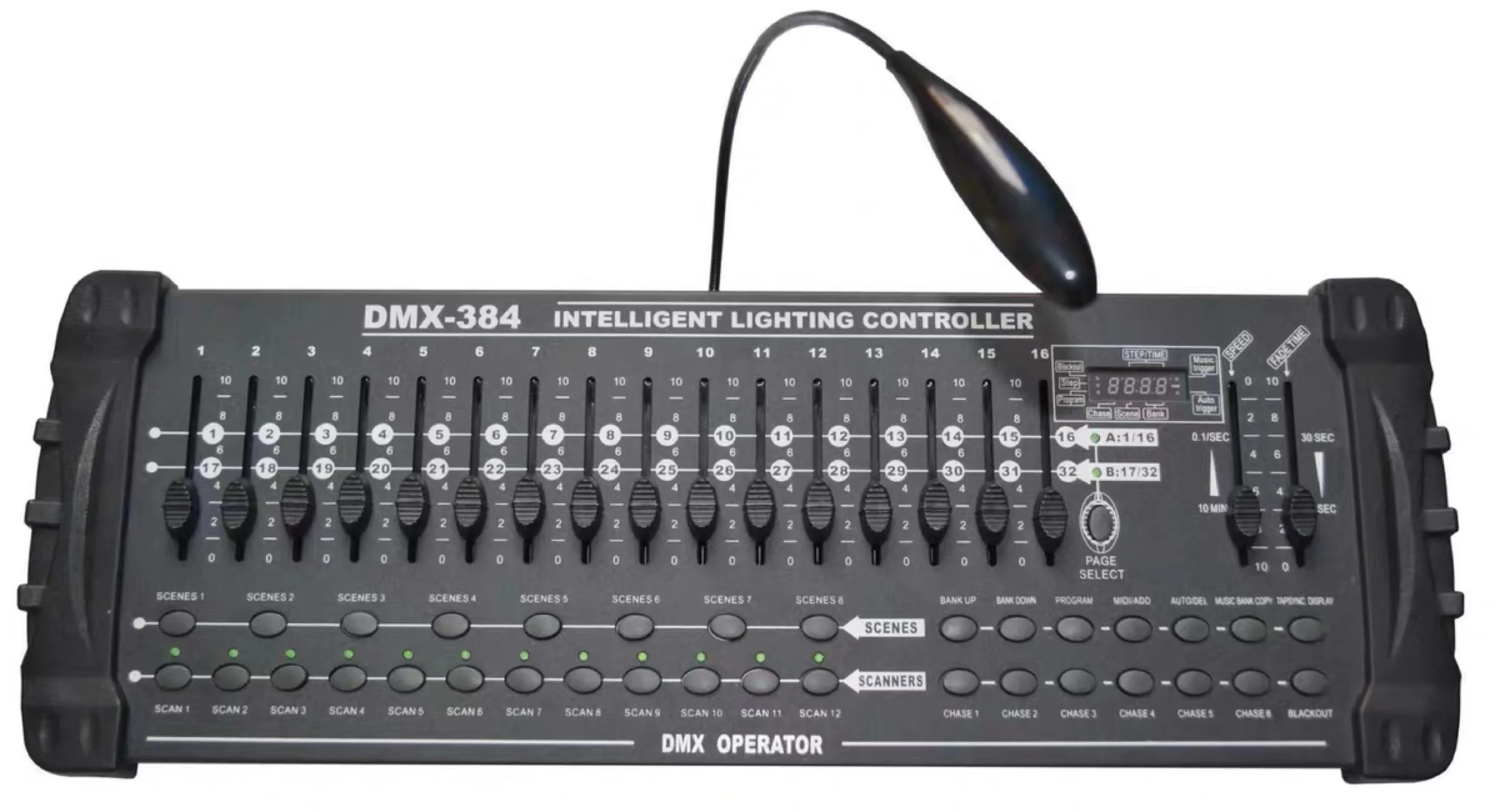 Купить 384 DMX512 контроллер, светодиодный контроллер, оборудование для сценического освещения, контроллер для дискотеки DMX DJ