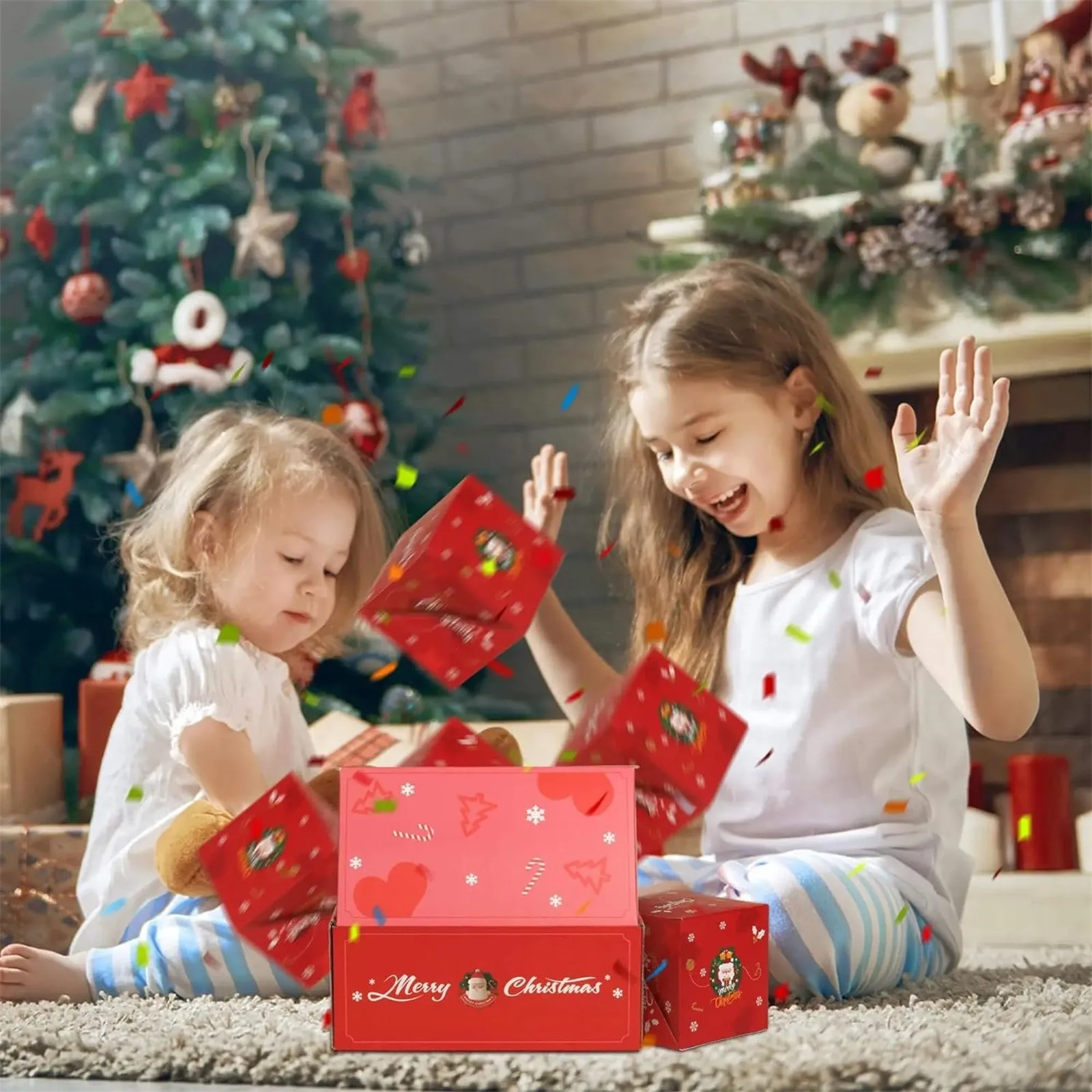 Креативная Складная Рождественская Подарочная Коробка сделайте Свой