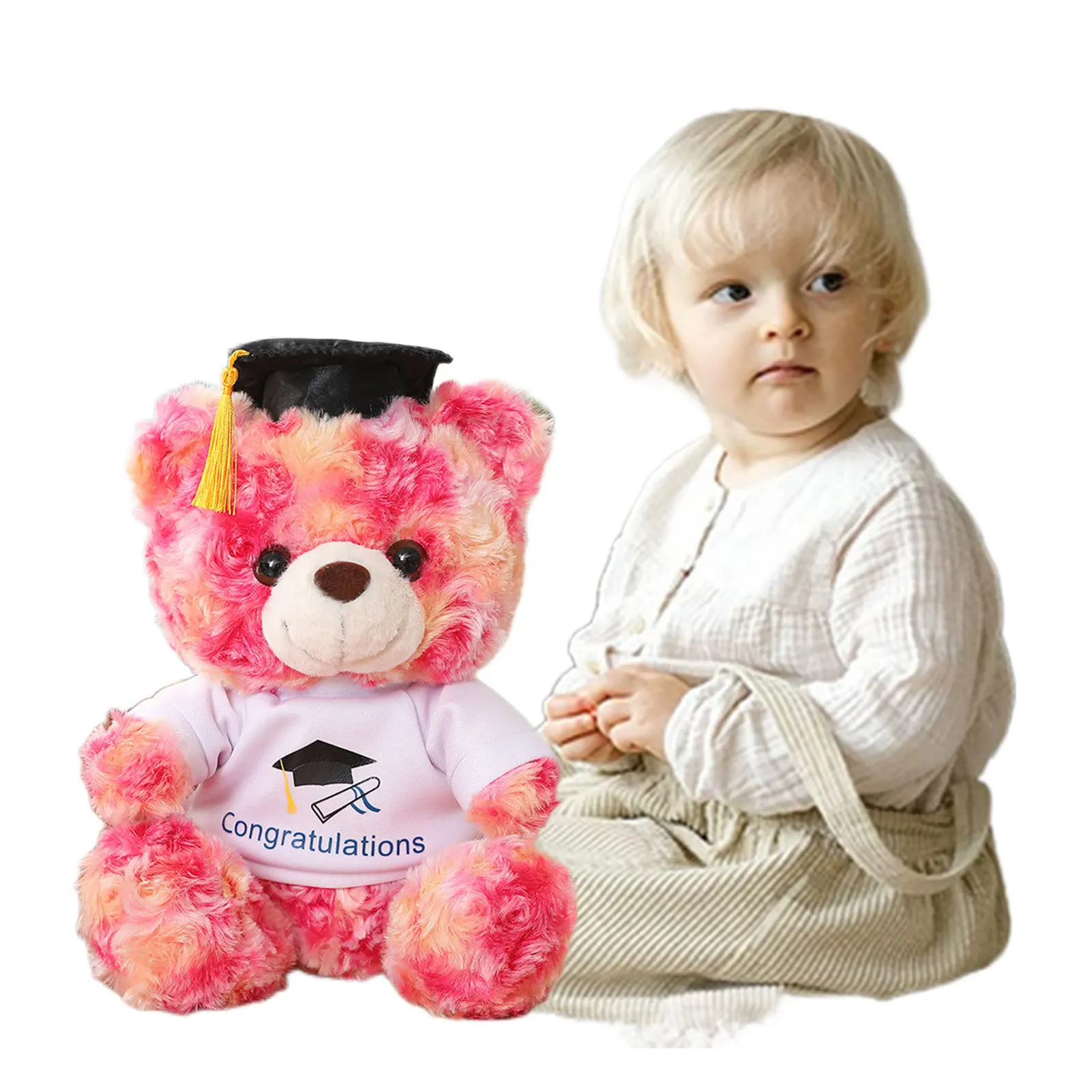 

Graduation Bears With Cap Graduation Stuffed Animal Graduations Plush 10 Inches Stuffed Teddy Bear Present For Her For Him