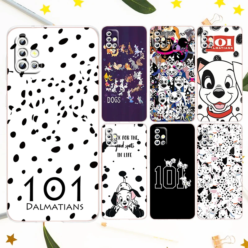 

Disney 101 Dalmatians Dog Phone Case For Samsung A73 A72 A71 A53 A52 A51 A42 A33 A32 A23 A22 A21S A13 A04 A03 5G Transparent