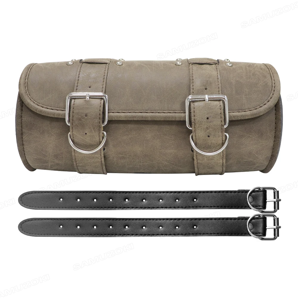 

Мотоциклетная сумка для инструментов из искусственной кожи, сумка на руль, водонепроницаемая седельная сумка, боковая сумка, ретро-пакет Sissybar для Cruiser Sportster