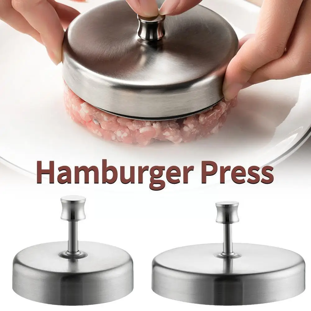 

Hamburger Press Burger Patty Maker Steel Pork Beef Burgers Manual Press Mold For Grill Griddle Meat Kitchen Tools X7h8