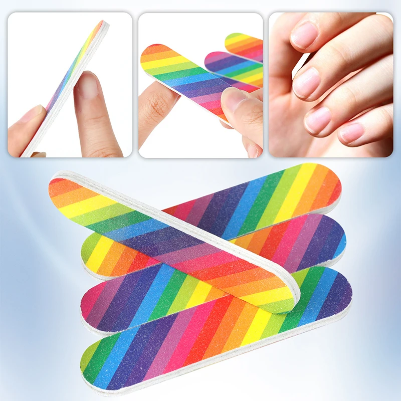 Двусторонняя мини-пилка для ногтей одноразовое оборудование аксессуары