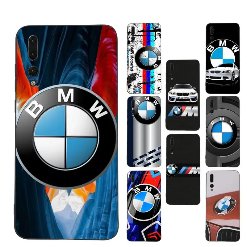 

Luxury Brand BMW Car logo Phone Case Soft Silicone Case For Huawei p30lite p30 20pro p40lite P30 Capa