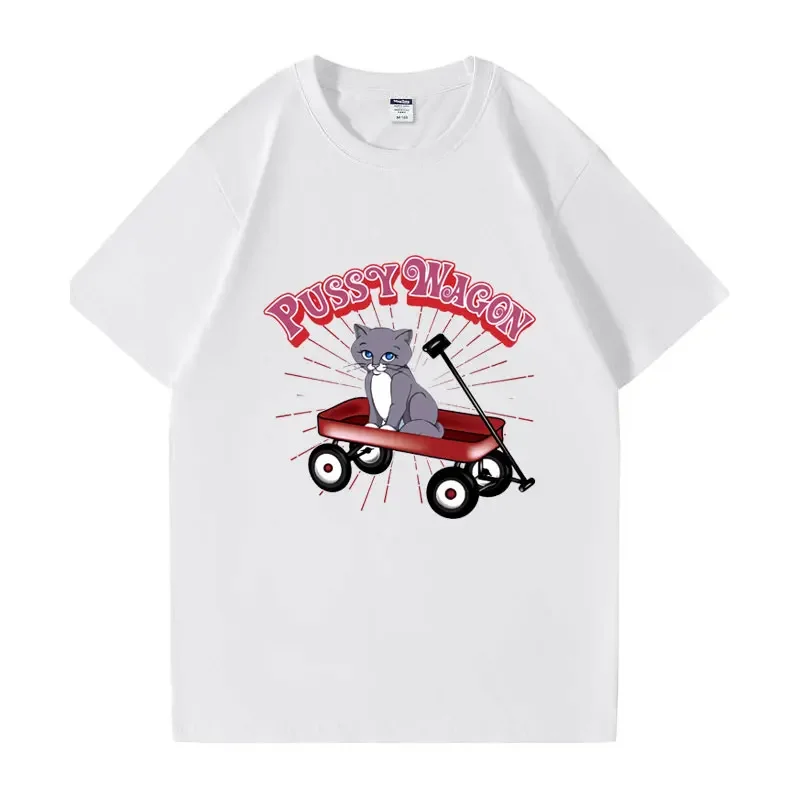 ie śmieszne koty wysokiej jakości letnia koszulka mężczyźni kobiety dorosły humor casualowe w stylu Streetwear ponadgabarytowa odzież z