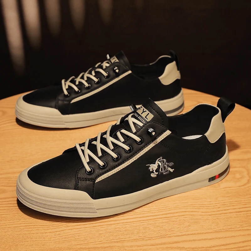 2022 Classic Genuine Leather Sneakers Men Flat Skateboard Shoes Comfortable Casual Men Shoes Superstar White Sport Shoes Men