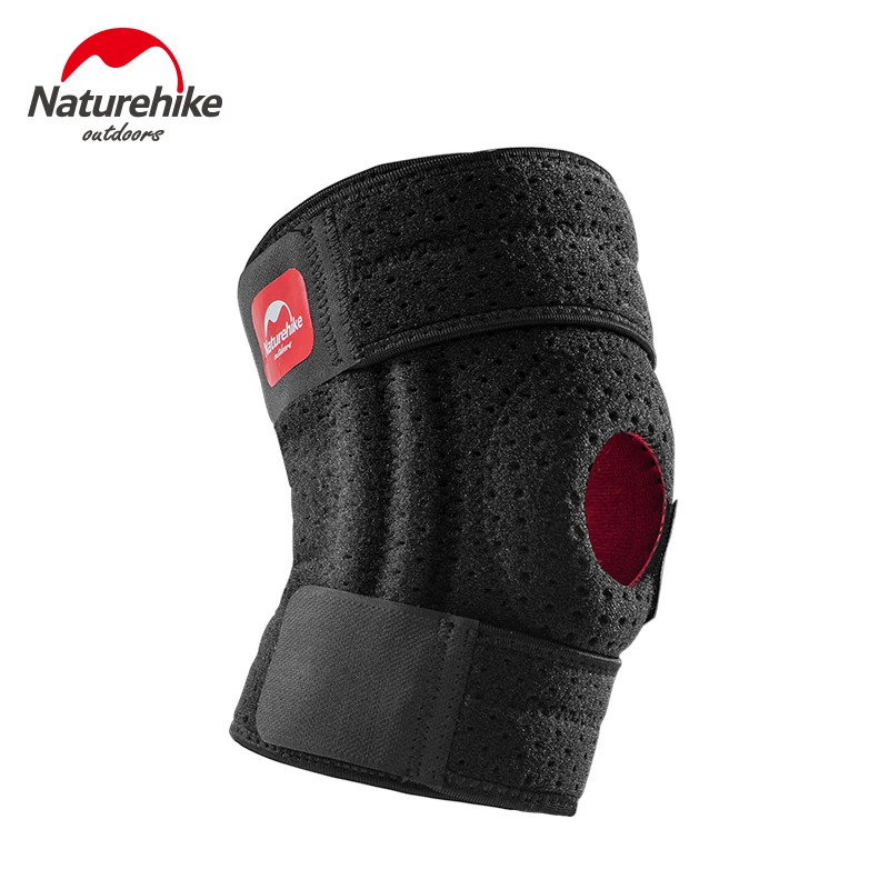 

Naturehike Sport Knee Protector Four Spring Supports Adjustable Knee Pad Running Sport Basketball Riding Breathable Elasticity