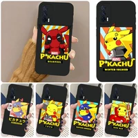 pikachu cos avengers phone case black soft for vivo s1 y95 y93 y20 y30 y50 y75 v19 v17 v15 pro x60pro nex 3 shell coque