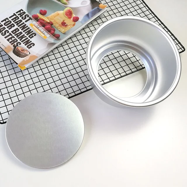 2/4/5 Inch Round Live Bottom Cake Mold Baking Mold Bread Decoration Non-stick Home Kitchen Oven Baking Tool Tray 1PCS 6