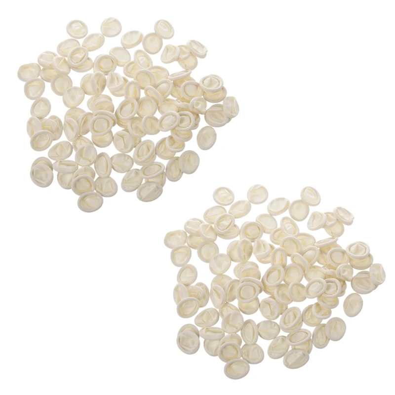 

200X Latex Rubber Finger Cots Finger Protectors Powder