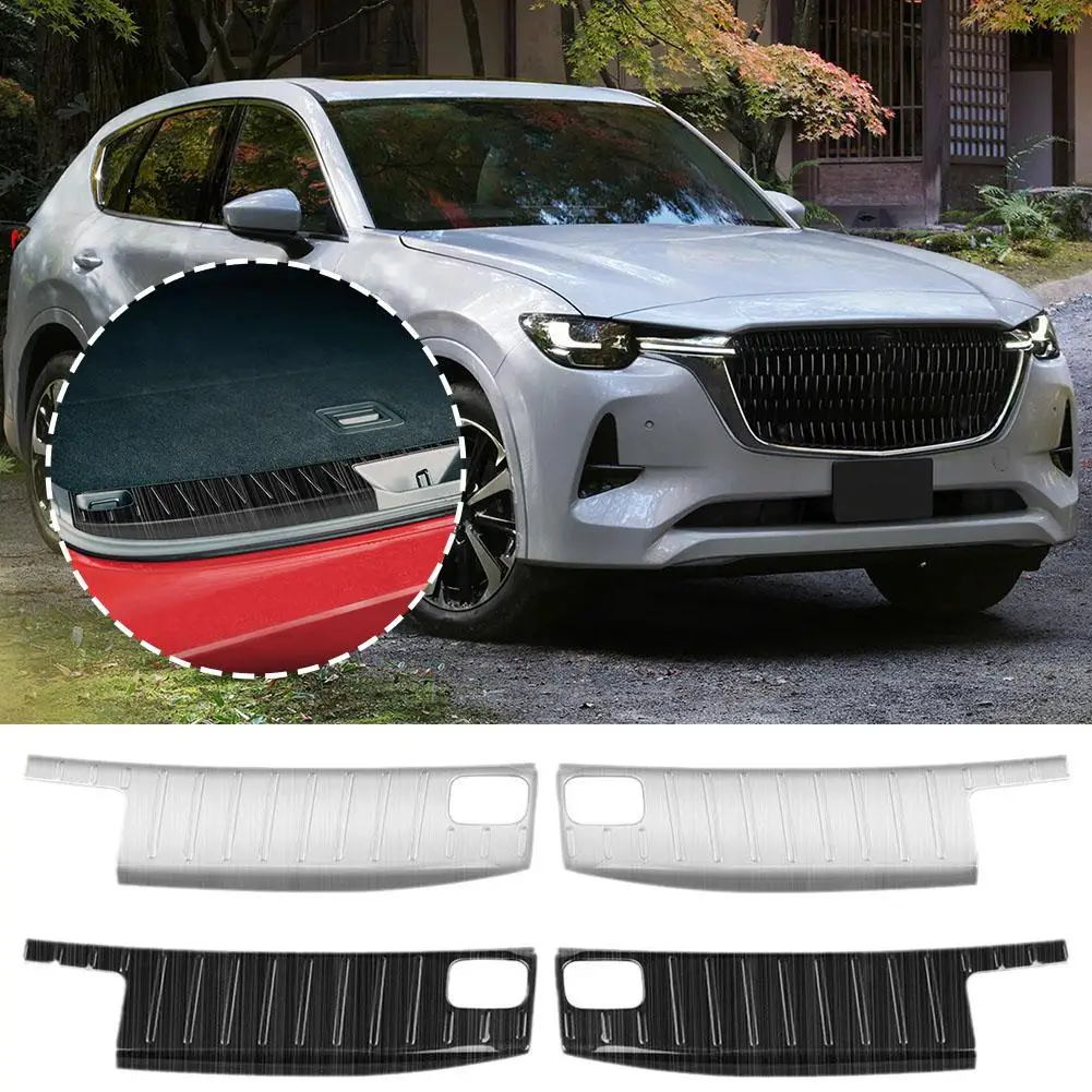 Для Mazda CX60 2022 2023 2024 защитные наклейки на порог БАГАЖНИКА АВТОМОБИЛЯ педаль задней