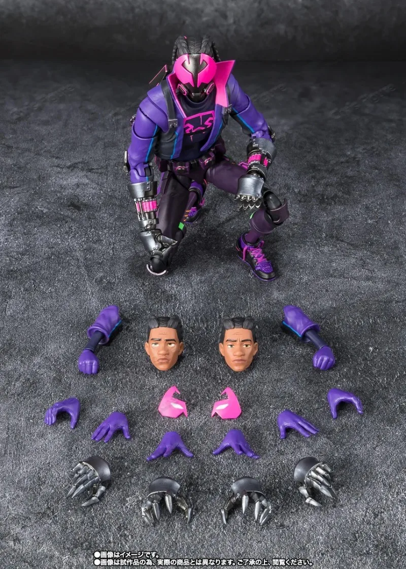 В наличии: Коллекционная фигурка Bandai S.H.Figuarts SHF Майлз Г. Моралес из Spider-Man: Across The Spider-Verse, подарок для коллекционеров (art.: 3920d9cd7635f) - 3920d9cd7635f