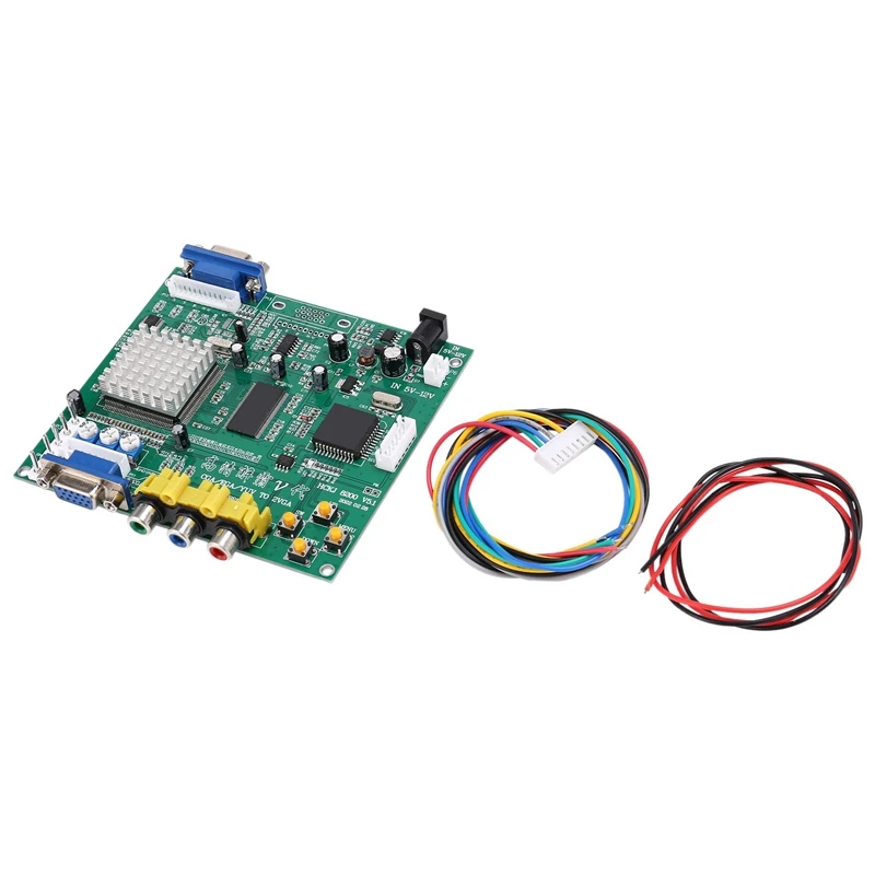 

2X GBS8200 CGA/EGA/YUV/RGB на VGA выход аркадная игра Jamma HD видеоконвертер плата монитор на ЖК-дисплей