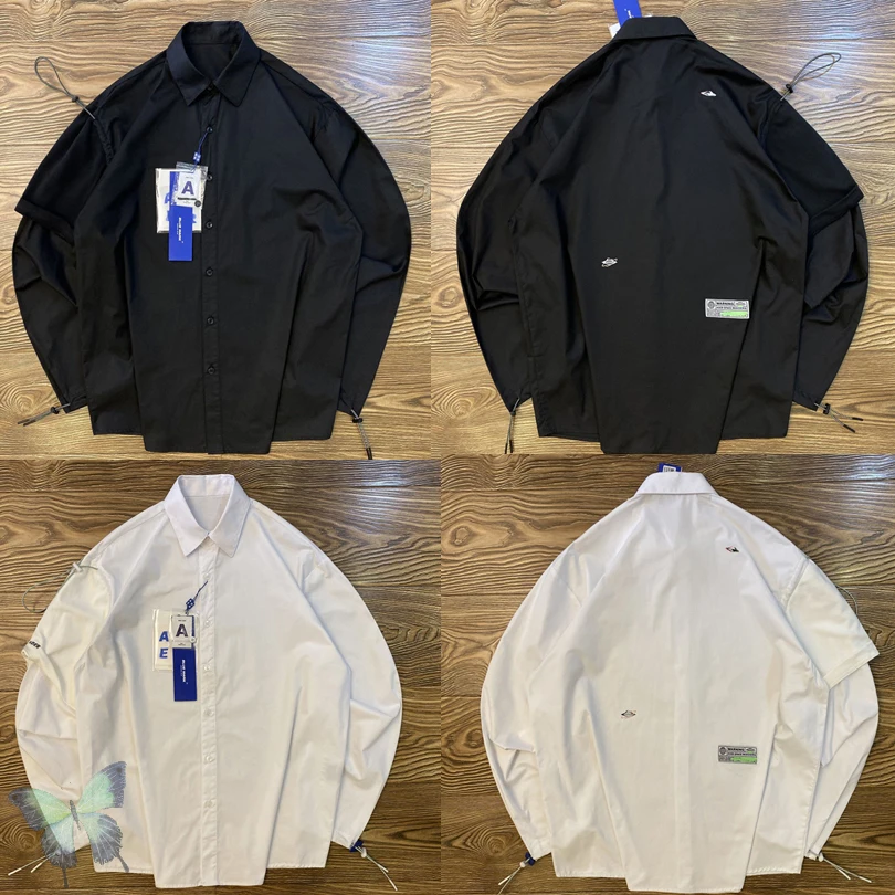 Рубашка с длинным рукавом со шнурком | Мужская одежда