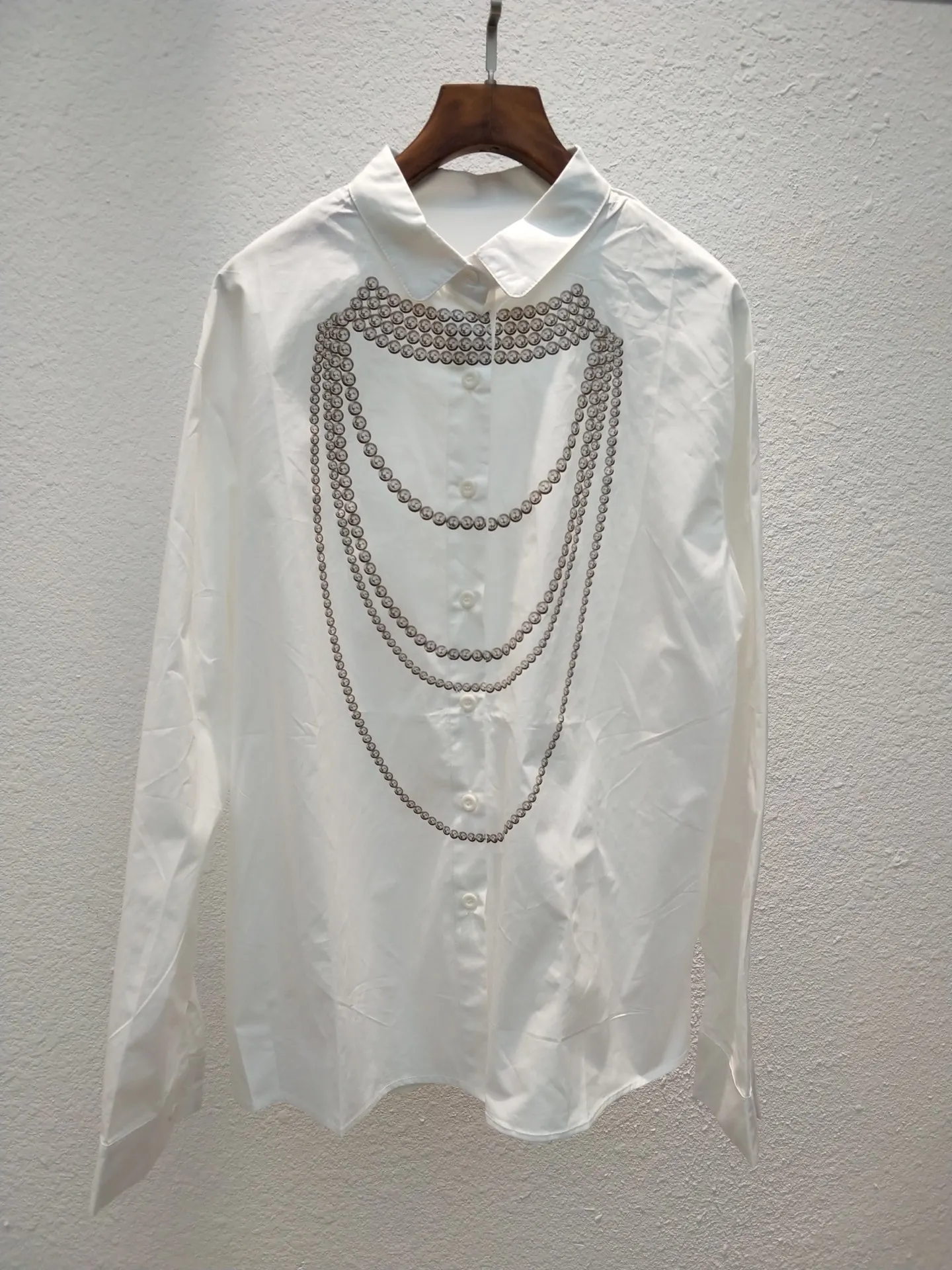

New original pearl print shirt