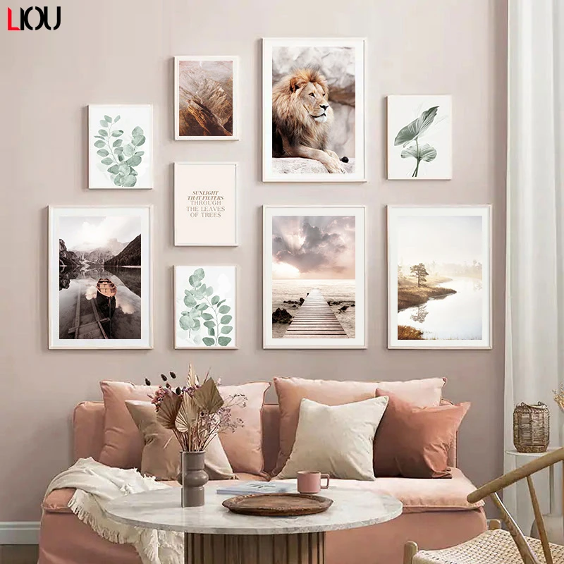 Женская эстетика богемный закат деревянная искусственная печать природный