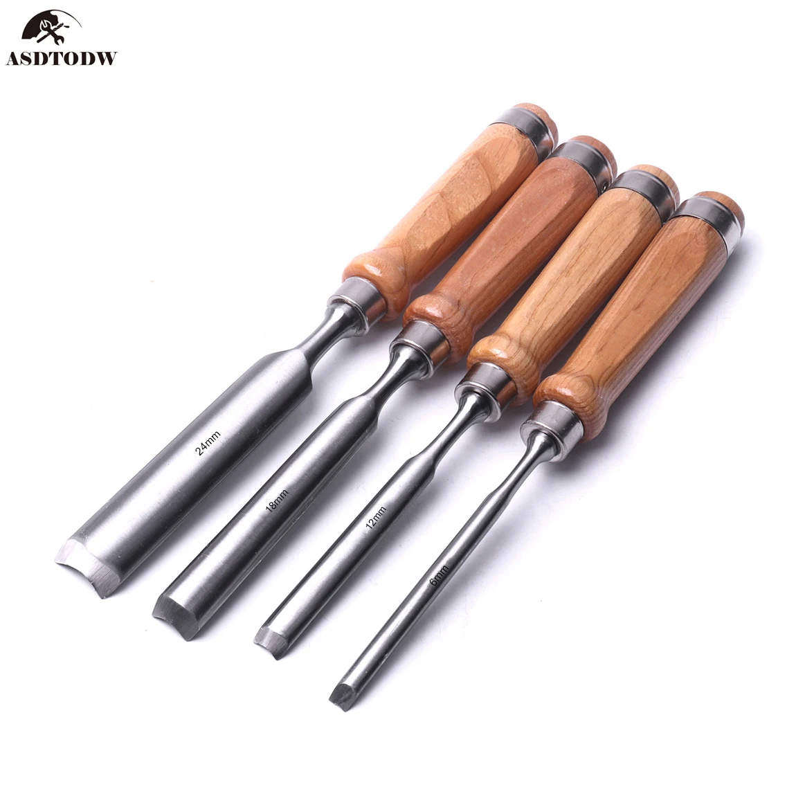 

Chrome Vanadium SteelCarpenter Half Round Woodworking Chisel Set Wood Carving Gouge Tool Chisels