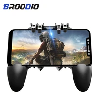 for mobile phone pubg ak66 six pubg controller metal trigger android mobilephone for iosgamepad control shooter handle joystick