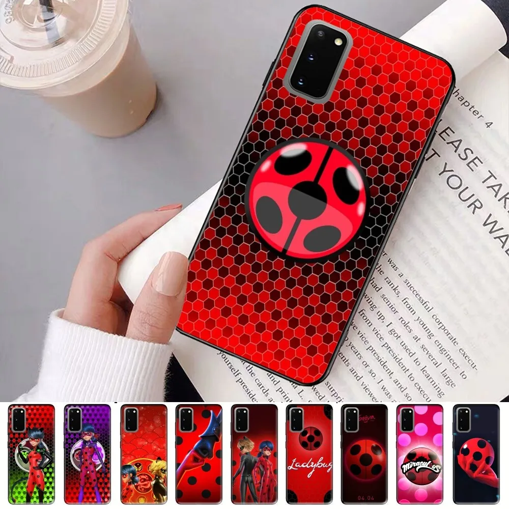 L-Ladybug Girl Phone Case For Samsung S 9 10 20 21 22 23 30 24 Plus Lite Ultra FE S10lite Fundas