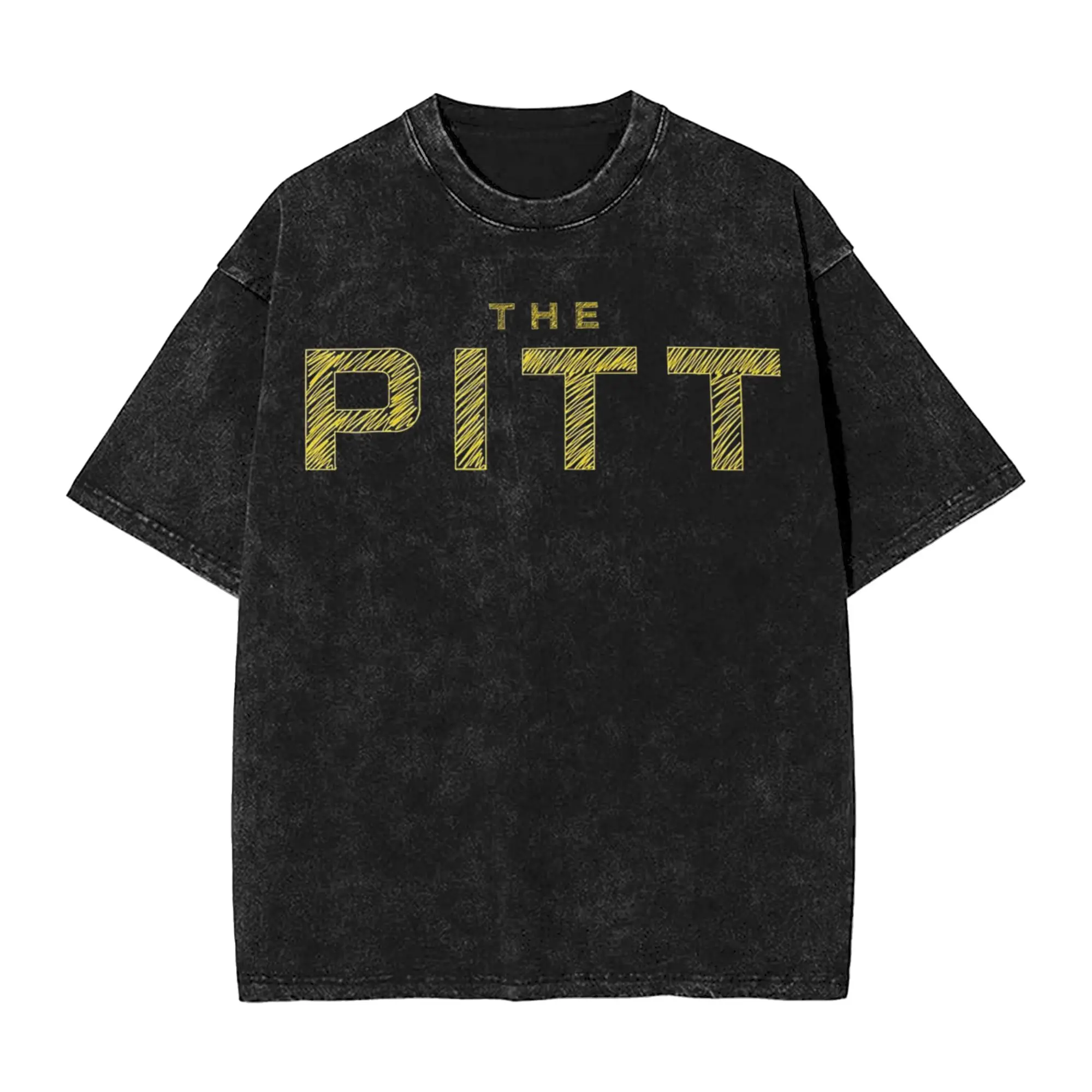 Фото Модные мужские и женские футболки The Pitt, оверсайз, с эффектом потертости, Dr. Jack, Dr. Robby, одежда №1