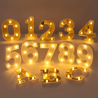 alphabet 26 letter 0 9 digital number led luminous light battery powered wedding valentines day baby shower birthday party decor