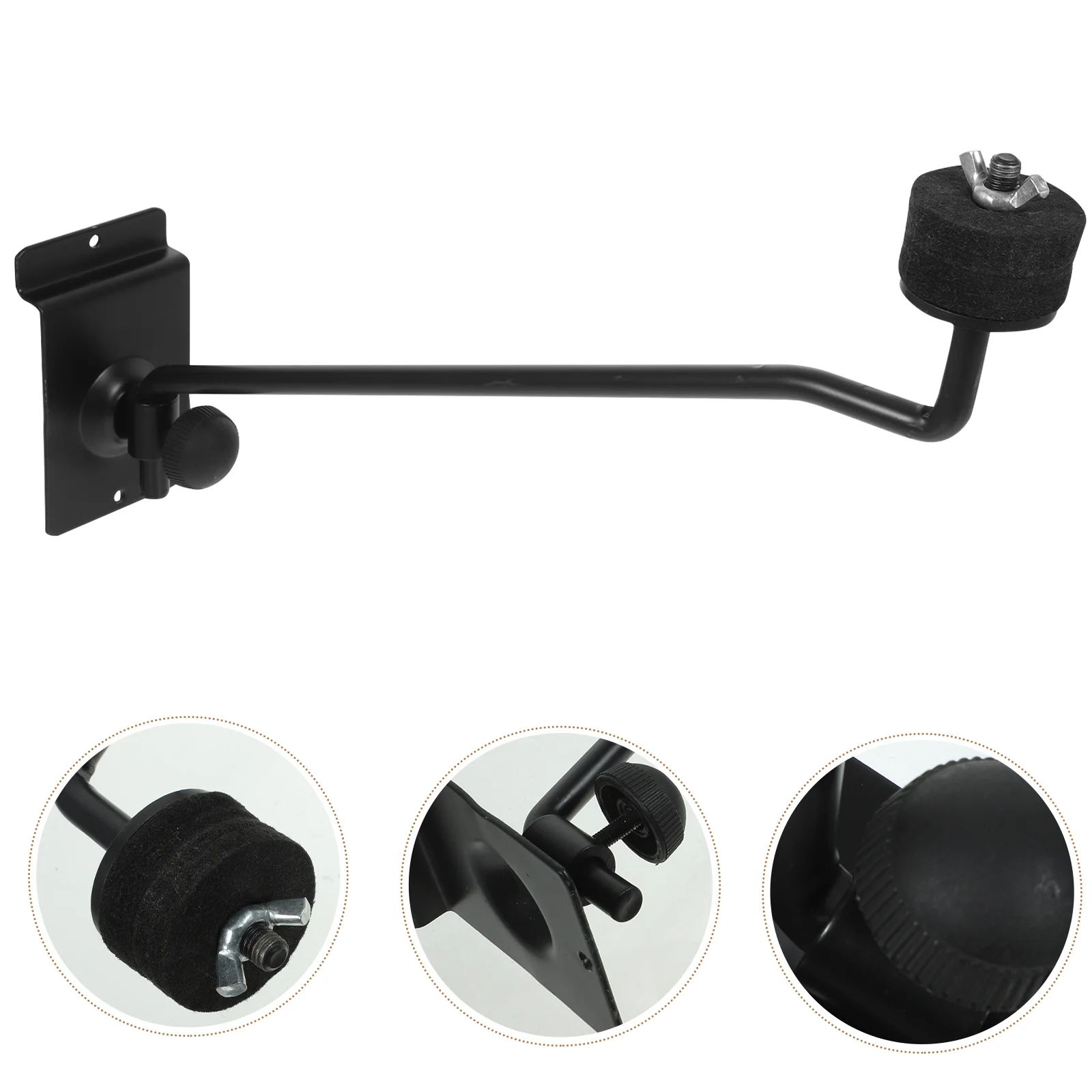 

Cymbal Wall Hanger Tool Drum Percussion Instrument Part Iron Cymbals Display Support