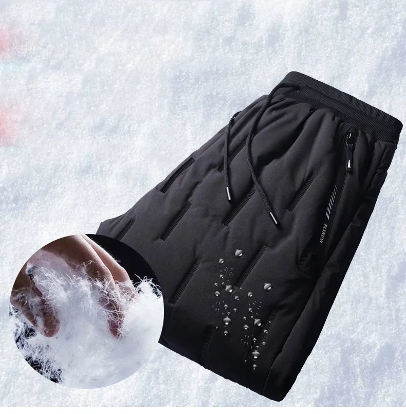 

Мужские повседневные теплые штаны для бега, зимние спортивные штаны, уличная одежда, спортивный костюм для фитнеса, штаны для бега, технолог...