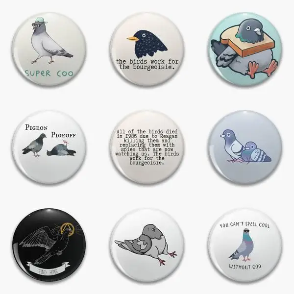 Значок голубей супер КОО птицы работают для буржузиайских голодных мягкая