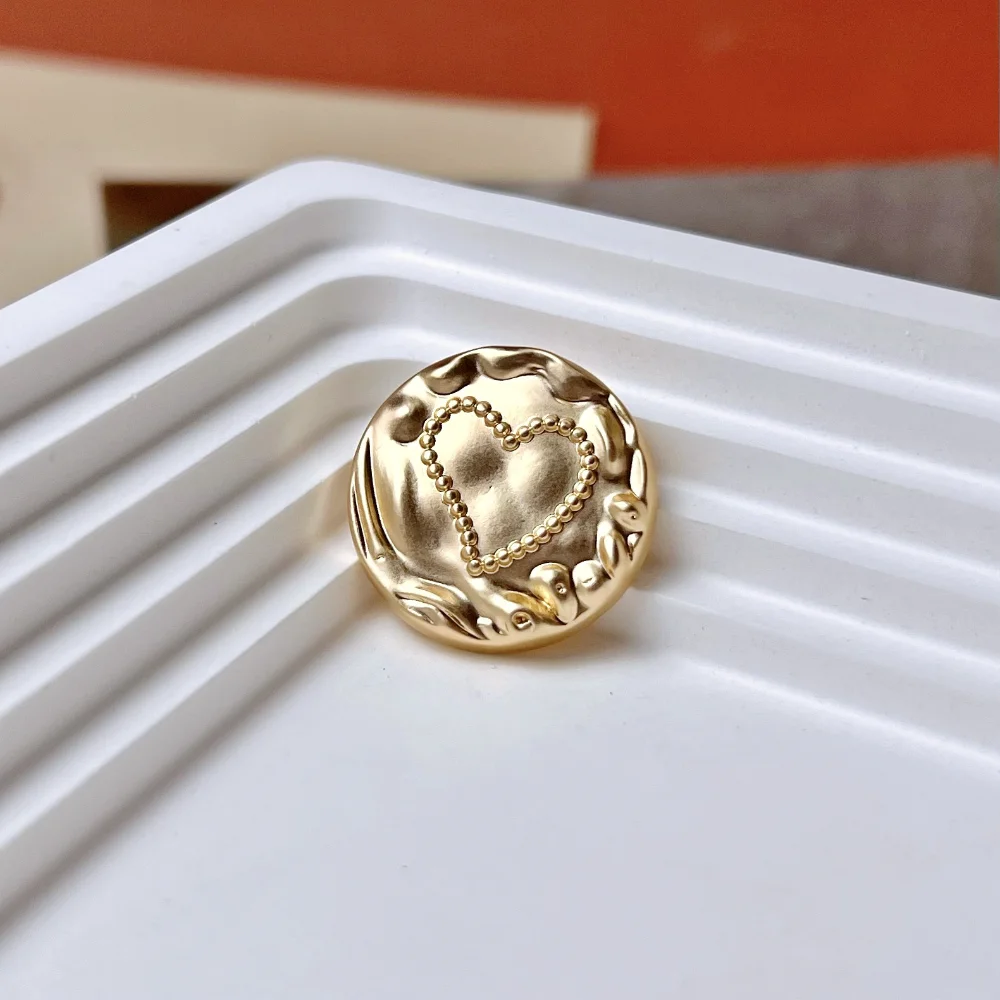 5 шт. круглые пуговицы в виде сердца стиле ретро модное пальто куртка рубашка