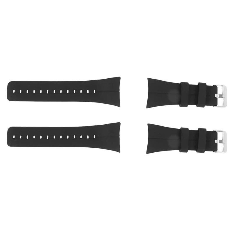 

2X Sport Watchband Strap Forpolar M400/M430 Watch Band Soft Silicone Replacement Bands Strap For POLAR M400/M430 Black