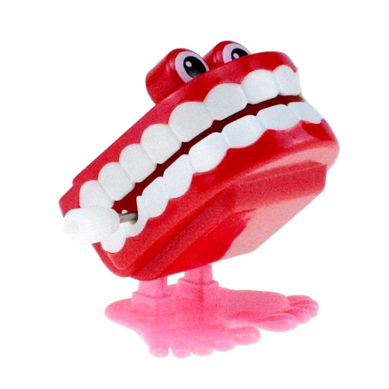 

Q0KB заводные прыгающие зубные протезы Обучающие механические игрушки декор для Хэллоуина розыгрыша