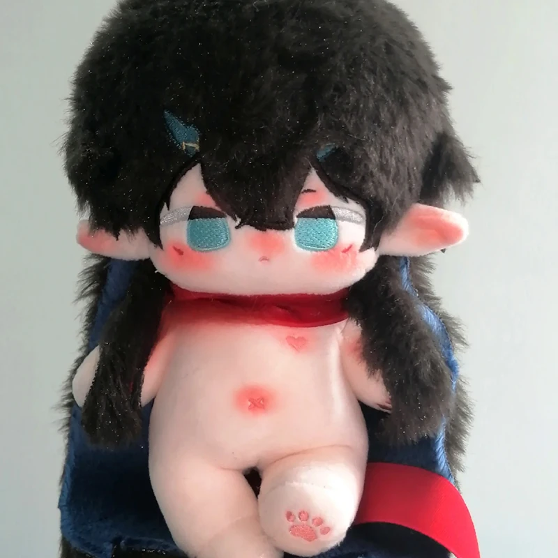 

Game Honkai: Star Rail Dan Heng Cute Animal Ear Plush Stuffed Cotton Doll Body 20cm Anime Dress Up Plushie Cosplay Xmas Gift