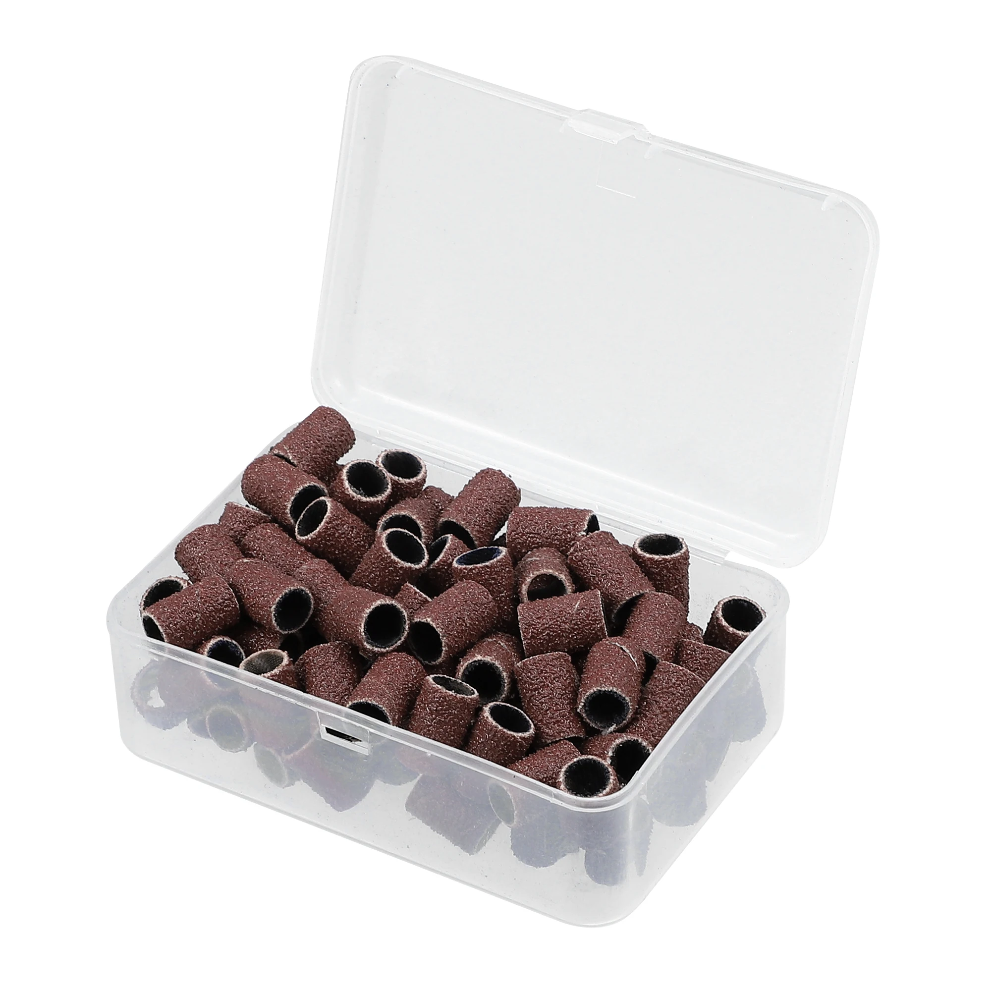 

VOCOSTE 60#—320# 100pcs Nail Sanding Bands Electric Nail Machine Drill Bits UV Gel Acrylic Remover Polish Nail Accessory Tool