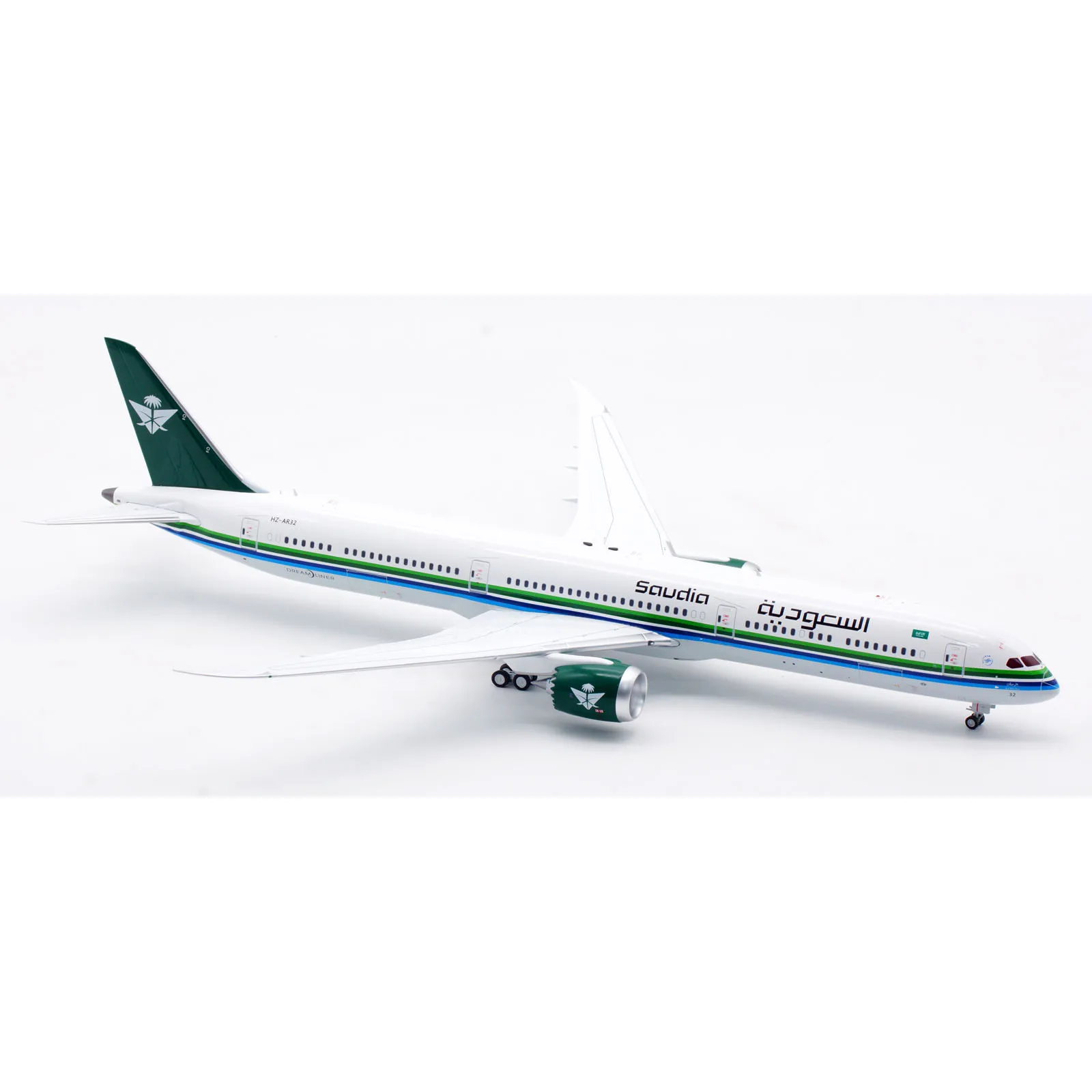 1:200 литой под давлением самолет из сплава B-модели Саудовская Аравия Airlines Boeing B787-10