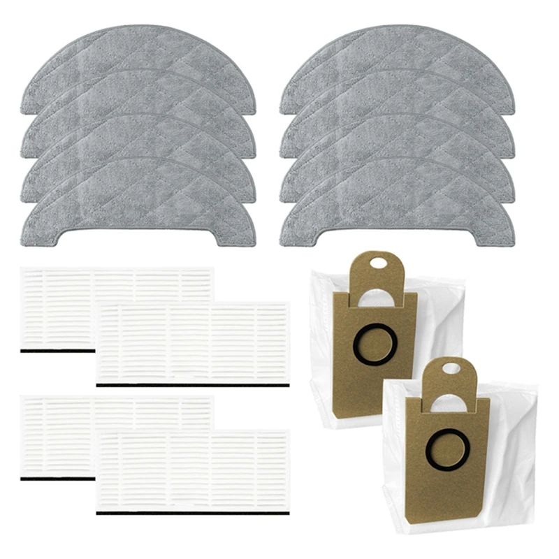 

Colletion Dust Bags Mop Cloth Hepa Filter Spare Parts For XIAOMI VIOMI S9 Robot Vacuum Cleaner Accessories