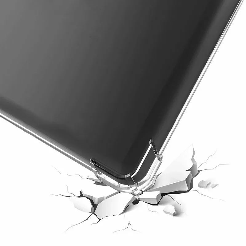 Мягкий тонкий чехол из ТПУ с защитой от царапин для Samsung Tab A9 Lite A16 Plus S10 Pro S9