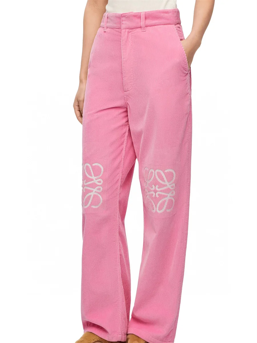 

Traf Women's Early Autumn Velvet Straight Leg Pants 2023 Women's Pants Korean Fashion Cheap Discount Women's Pants y2k Clothing