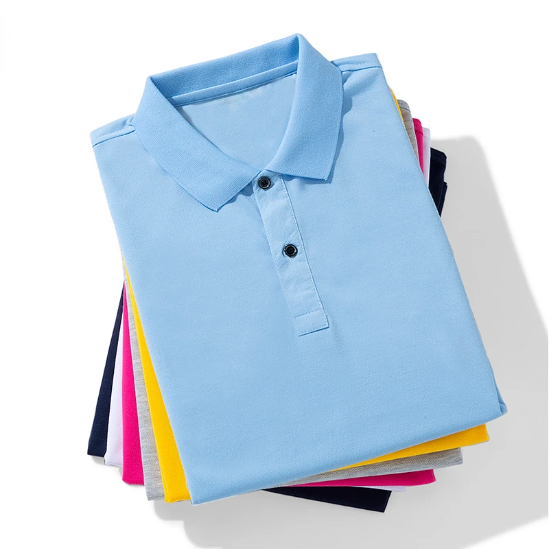 

Men 2022 Summer Brand New Business Casual Style Polo Shirts Men Short Sleeve Fashion Slim Solid Color Polo Shirt Tee Shirt Men