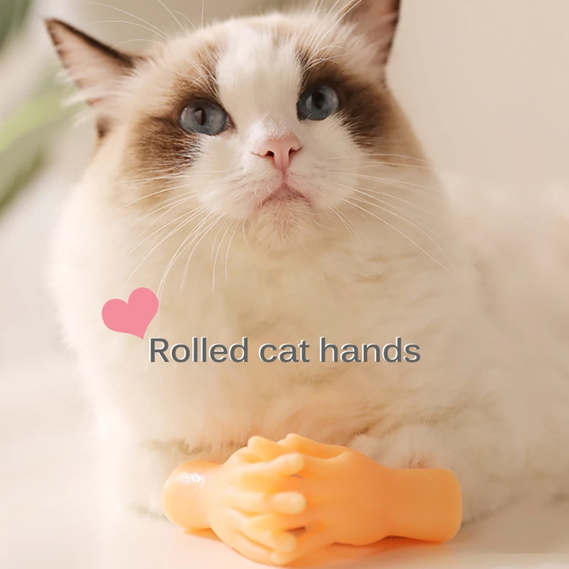 

Cat Toys Massage Gloves Little Finger Cat Set Funny Finger Hands Set Creative Finger Toys Pet Supplies The Funny Toy for Pets
