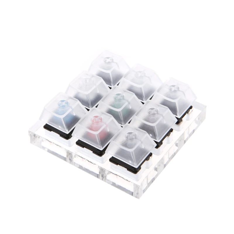 

Keyboard Switches Tester Clear Keycaps 9 Switch Testing for Cherry MX Keyboard