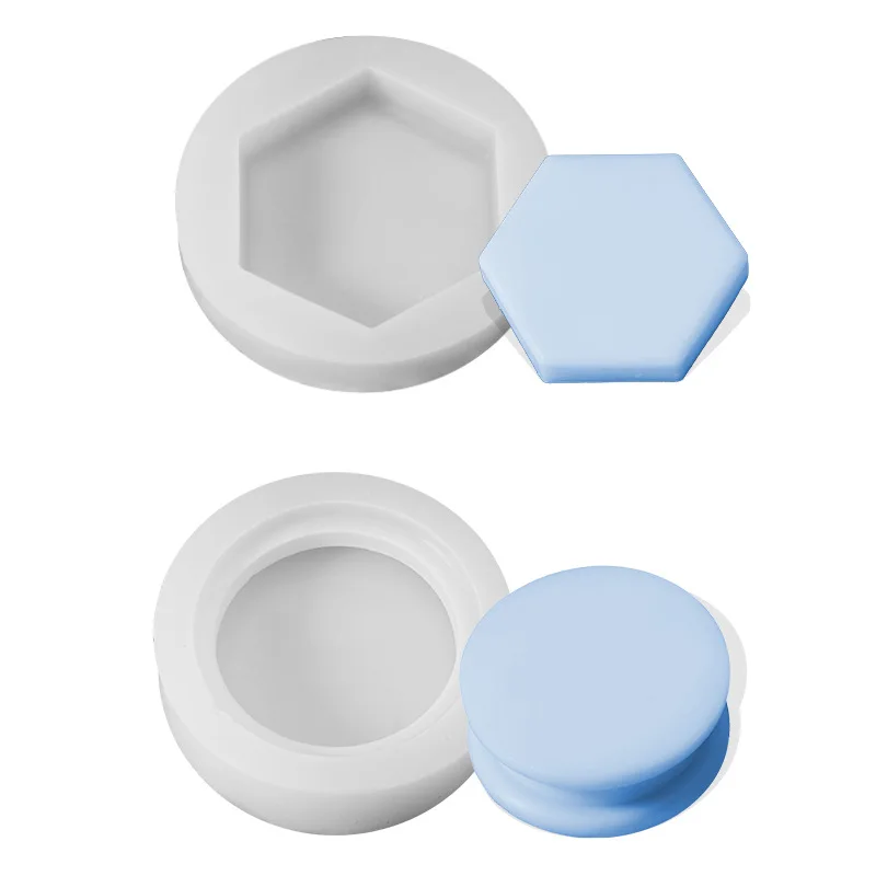 

Double-Layer Round Silicone Cake Base Mould DIY Glue Dripping Handmade Table Mold Decoration Flip Fondant Baking Mold kitchen
